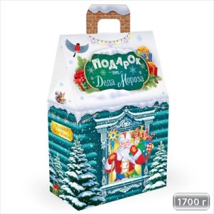 Коробка Подарок от Деда Мороза