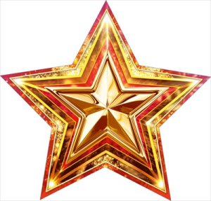 Украшение на скотче Звезда 89.138