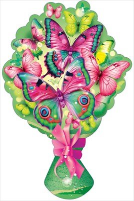 Украшение Букет с бабочками