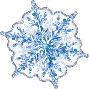 Украшение на скотче Снежинка 9.0001312