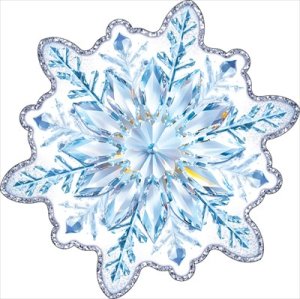 Украшение на скотче Снежинка 9.0001315