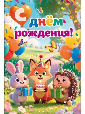 Открытка С Днем Рождения дет 9.0001874