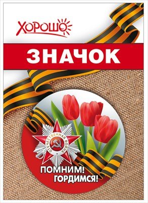 Значок Помним Гордимся 1.0000119