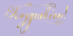 Конверт Поздравляю жен 1.0000708