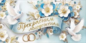 Конверт Прекрасным молодоженам