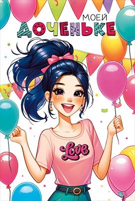 Открытка Моей доченьке