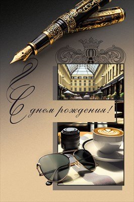 Открытка С Днем рождения муж