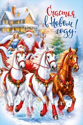 Открытка Счастья в новом году 7.0000876