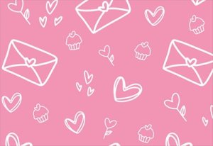 Конверт художественный средний Конвертики на розовом 091.579