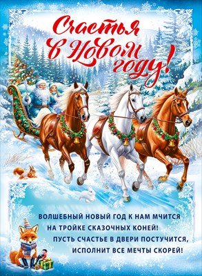 Плакат Счастья в Новом году 7.0000969