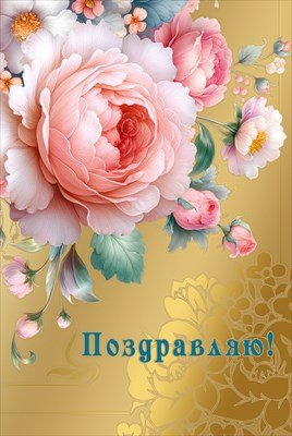 Открытка Поздравляю жен 7.0001163