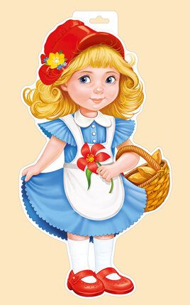 Плакат фигурный Красная шапочка