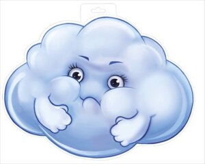 Плакат фигурный Грозная тучка