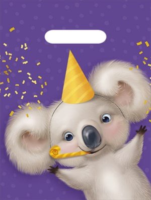 Полиэтиленовый пакет Поздравление от коалы 56,015,00