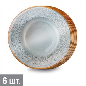 Набор тарелок Керамическая эстетика 18 см 6 шт 3.0000862