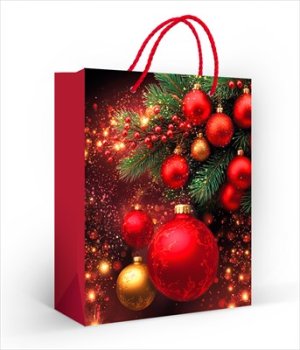 Бумажный пакет Магия огней НГ 3.0001284