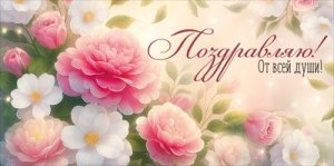 Конверт Поздравляю жен 3.0001797