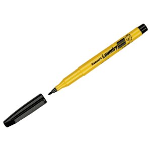 Маркер перм для ткани/для прачечных Laundry черный пулевид 1-2мм 3511