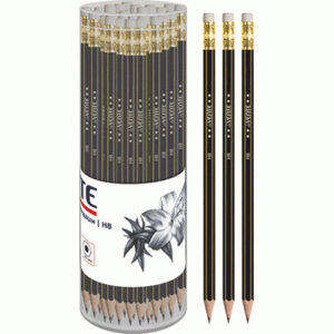 Карандаш ч/г HB с ластиком 1,85 мм черно-зол корп 5032323