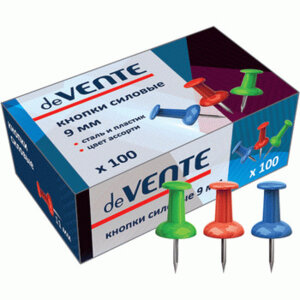 Кнопки силовые 9мм цв в форме гвоздика 50шт 4132401