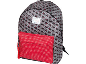 Комплект Рюкзак Scotch серый с красн+Пенал Scotch+Сумка д/сменной обуви Keep 7033784/7024742/7040608