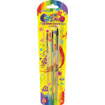 Набор кистей 3шт Белка № 3 Коза № 4 Щетина № 6 деревянная ручка Cosmo 8072311 