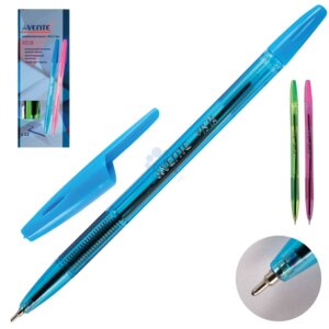 Ручка шар 0,7мм Синяя Vista с полупрозрач цв корп и пластик держателем 5073671