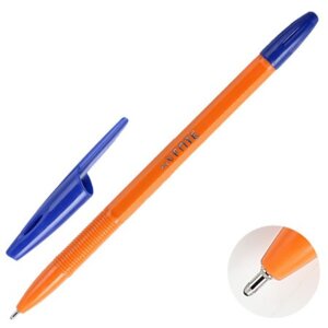 Ручка шар 1мм Синяя с желтым корпусом 5073328