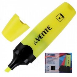 Текстовыделитель 1-4мм Желтый плоский корпус скошенн након ширина линии 5045315