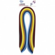 Бумага для квиллинга 12цв 5x530 мм 120 г/м² основные цвета 240 полосок 8040789