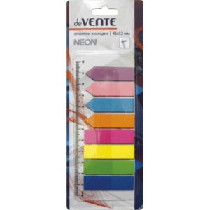 Набор закладок самокл 8x25л 45x12мм пласт полупр 2011309