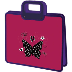 Папка для тетр В5 пластик с ручками Butterfly 8053824