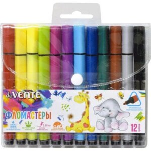 Фломастеры 12цв Trio Jumbo утолщен трехгран корп 5081950