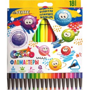 Фломастеры 18цв Trio трехгранн корп 5082918