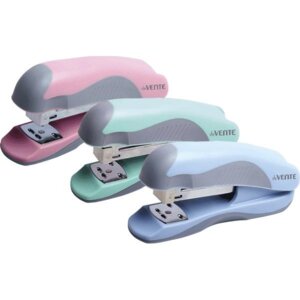 Степлер №24/6 26/6 мощность 20л Pastel пластик с кауч вставками 4142900