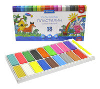 Пластилин 18цв Классический ПЛ18-06К 8042994