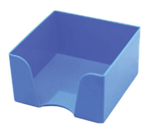 Пластиковый бокс для бумажного блока 9x9x5см непрозр голубой 4105902