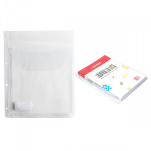 Папка вкладыш с расширением и с клапаном A4 250л 140мкм 4 отв 3050901