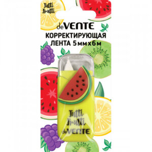 Корректор лента 5ммx6м Tutti-Frutti Watermelon неон желтый непрозр 4062005