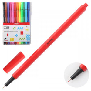 Набор ручек капилляр 12цв Topex d=0,4мм асс 5060903