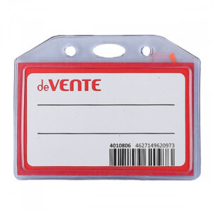 Бейдж 96x76мм горизонт полипропилен 1000мкм прозр 4010806