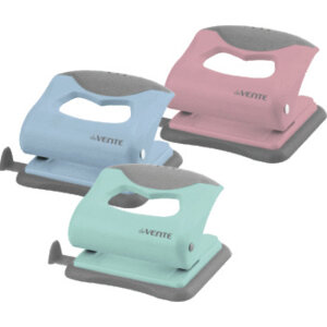 Дырокол Pastel 20л пластик с каучуковой вставкой с линейкой 4020901