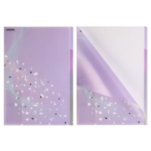 Папка уголок А4 c 3-мя отд Crystal Dream 180 мкм искрящаяся фактура 3074907