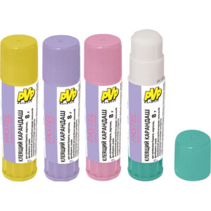Клей карандаш  8г PVP основа Pastel быстросохнущий 4042020