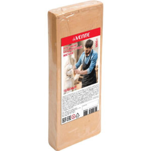 Пластилин скульптурный 1000г Телесный мягкий пленка 8042914