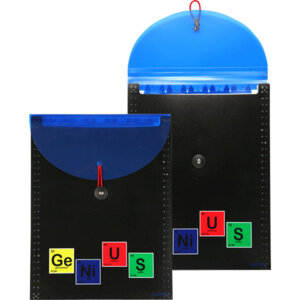 Папка с резинкой с 6-ю отд A4 Genius 600мкм 3078001