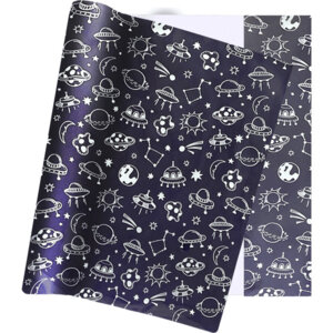 Обложка для дневников и тетрадей Space 355x213мм 300мкм ПВХ прозр 8051114