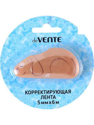 Корректор лента 5ммx6м Dog коричневый непрозр корпус 4062016