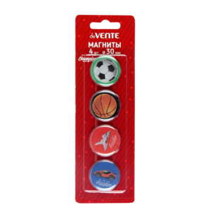 Магнит для доски офисной Champions Ø 30мм 4шт 6021005