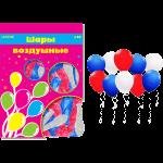 Воздушные шары 50 шт Триколор 9061103